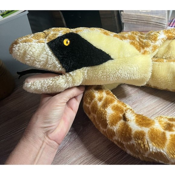 Wildlife Artist Toys Wildlife Artists Snake Hand Puppet Brown Beige